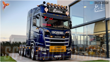 Sylvain Leger - Scania S770 8x4 Convoi Exceptionnel